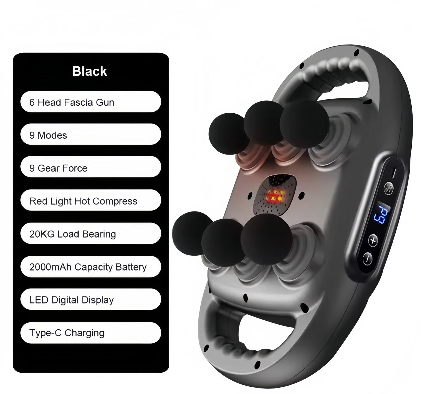 Six-Head High-Frequency Massager