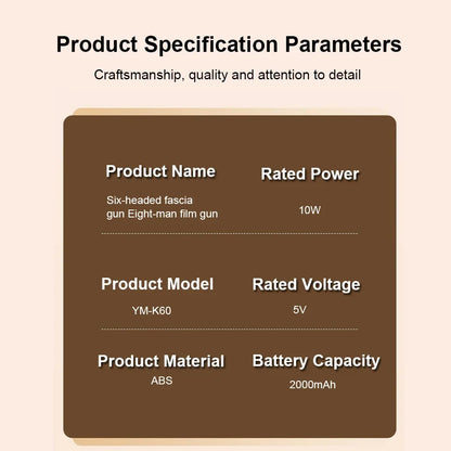 Six-Head High-Frequency Massager