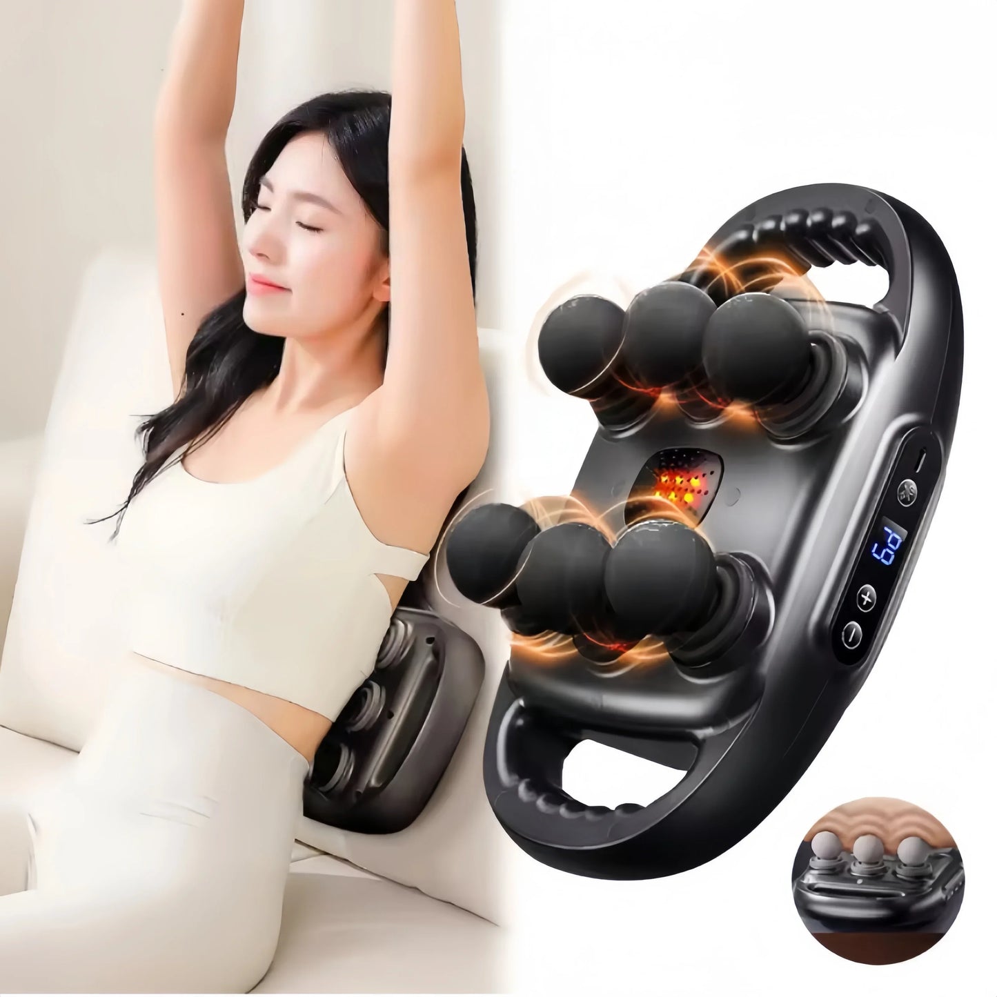 Six-Head High-Frequency Massager